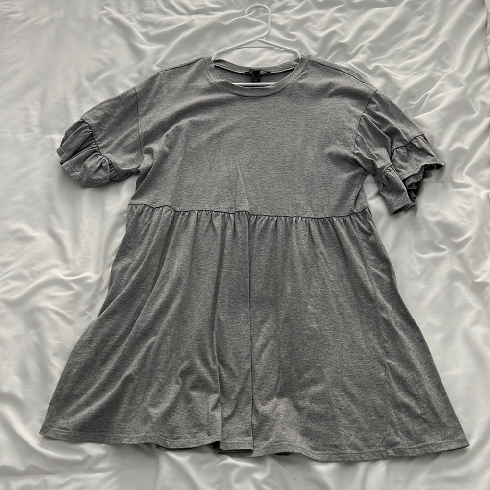 grey mini dress
